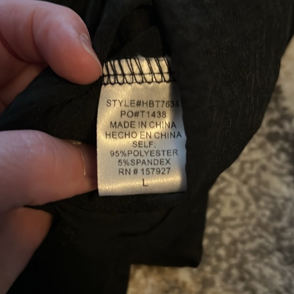 La Miel twist front top, black, size L NWT! - Picture 4 of 6